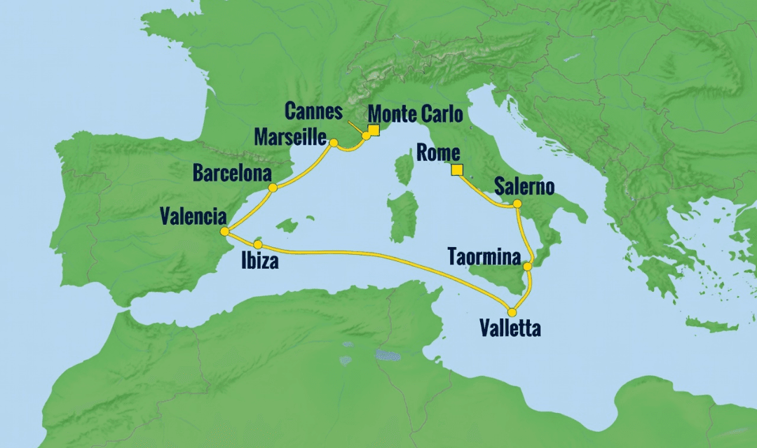 Rome (Civitavecchia), Italy | Departs: 7:00 PM