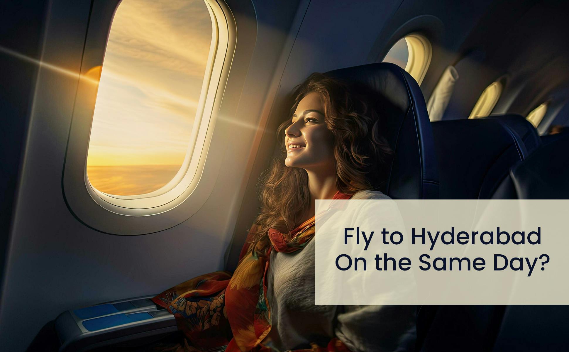 Can I Book and Fly to Hyderabad On the Same Day?