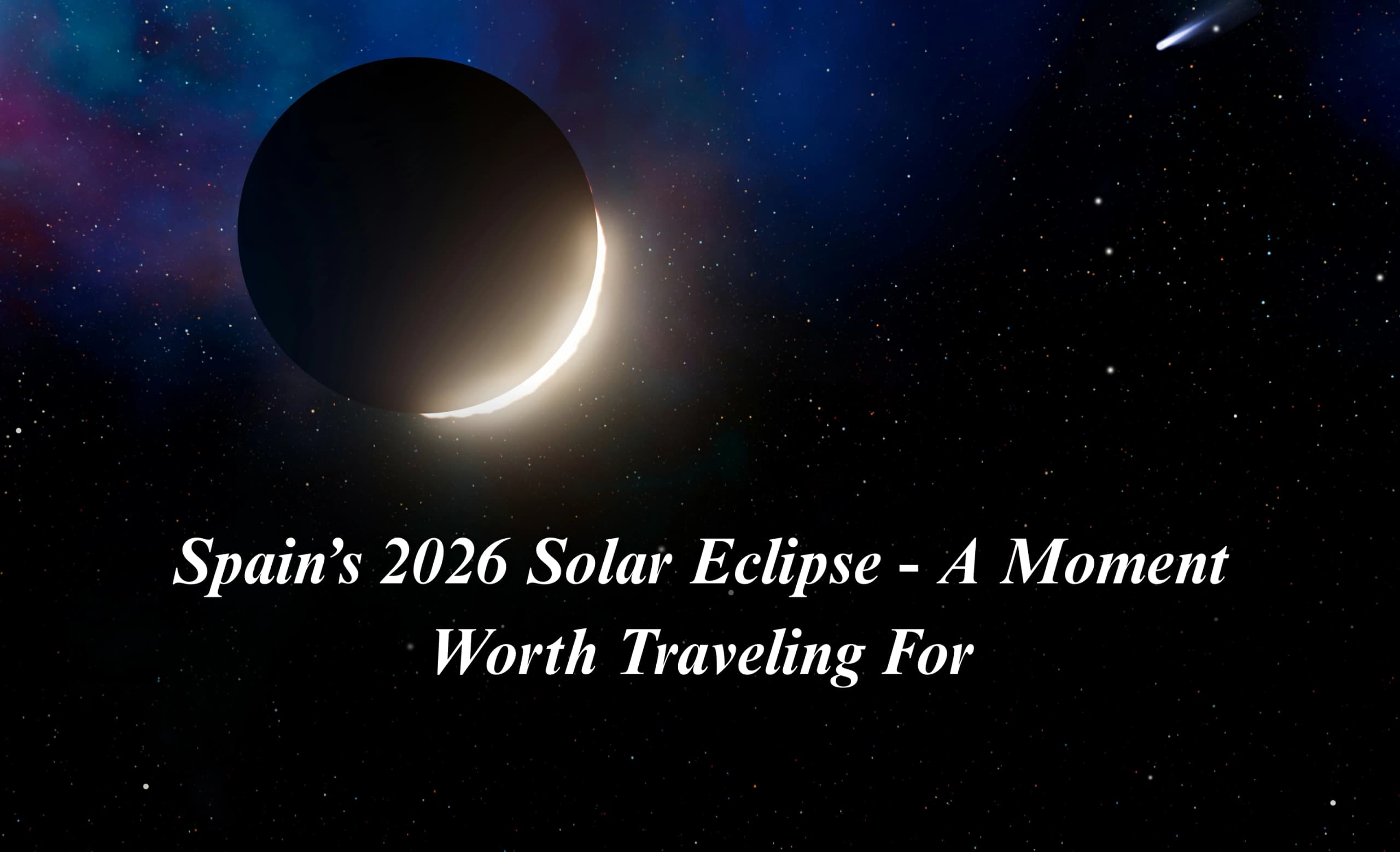 Spain’s 2026 Solar Eclipse - A Moment Worth Traveling For
