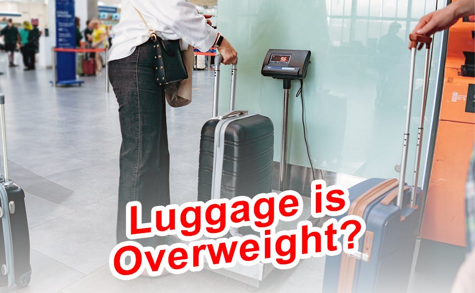 What happens if my luggage is overweight?