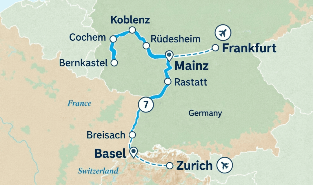 Arrival in Basel, Switzerland