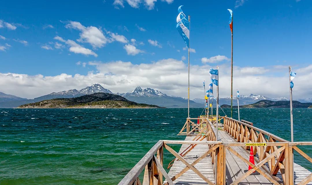 Arrival in Ushuaia, Argentina